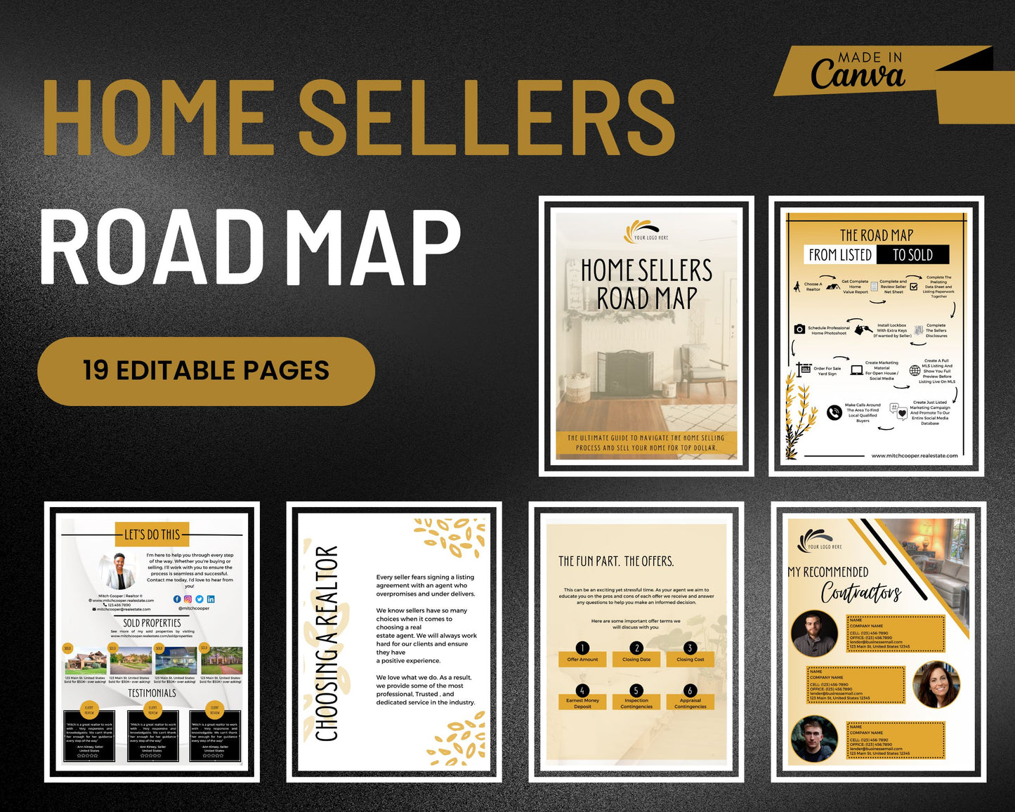 Home Sellers Guide | Real Estate Handout | Real Estate Print | Realtor Information | Real Estate Marketing | Instant Download