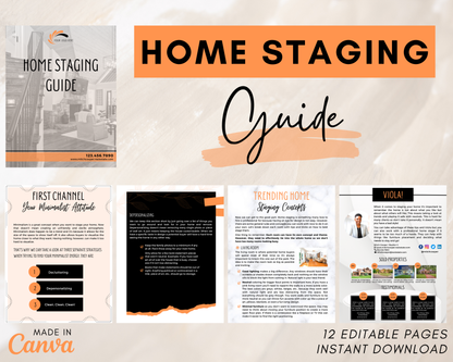 Home Staging Guide | Home Seller Guide | Listing Guide | Real Estate Guide | Real Estate Marketing | Instant Download