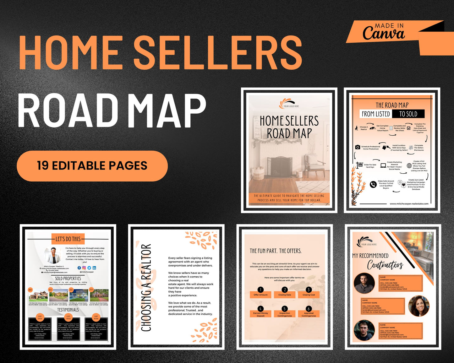Home Sellers Guide | Real Estate Handout | Real Estate Print | Realtor Information | Real Estate Marketing | Instant Download