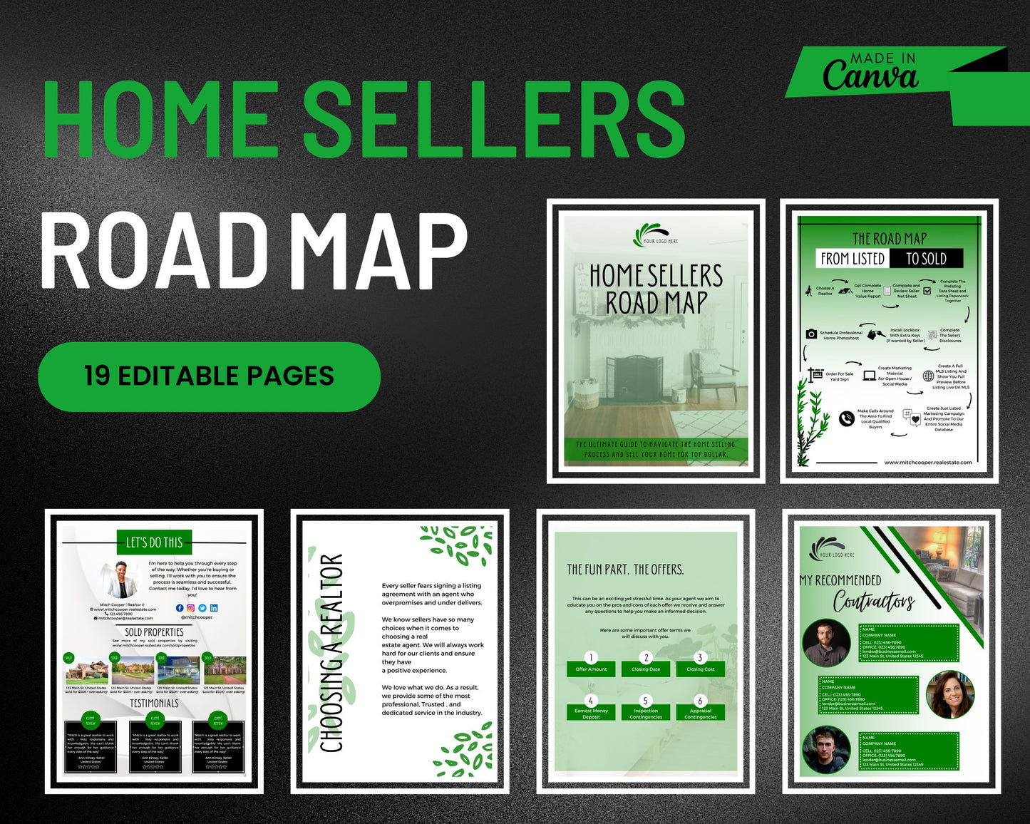 Home Sellers Guide | Real Estate Handout | Real Estate Print | Realtor Information | Real Estate Marketing | Instant Download