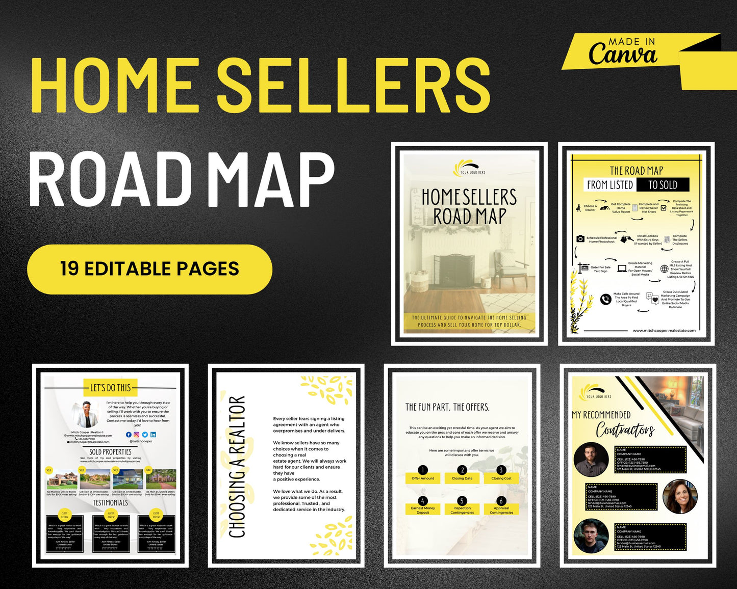 Home Sellers Guide | Real Estate Handout | Real Estate Print | Realtor Information | Real Estate Marketing | Instant Download