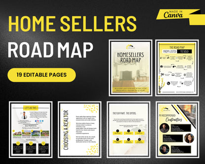 Home Sellers Guide | Real Estate Handout | Real Estate Print | Realtor Information | Real Estate Marketing | Instant Download