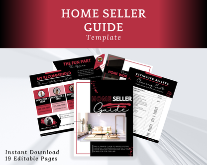 Home Sellers Guide | Real Estate Handout | Real Estate Print | Realtor Information | Real Estate Marketing | Instant Download