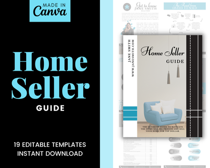 Home Sellers Guide | Real Estate Handout | Real Estate Print | Realtor Information | Real Estate Marketing | Instant Download