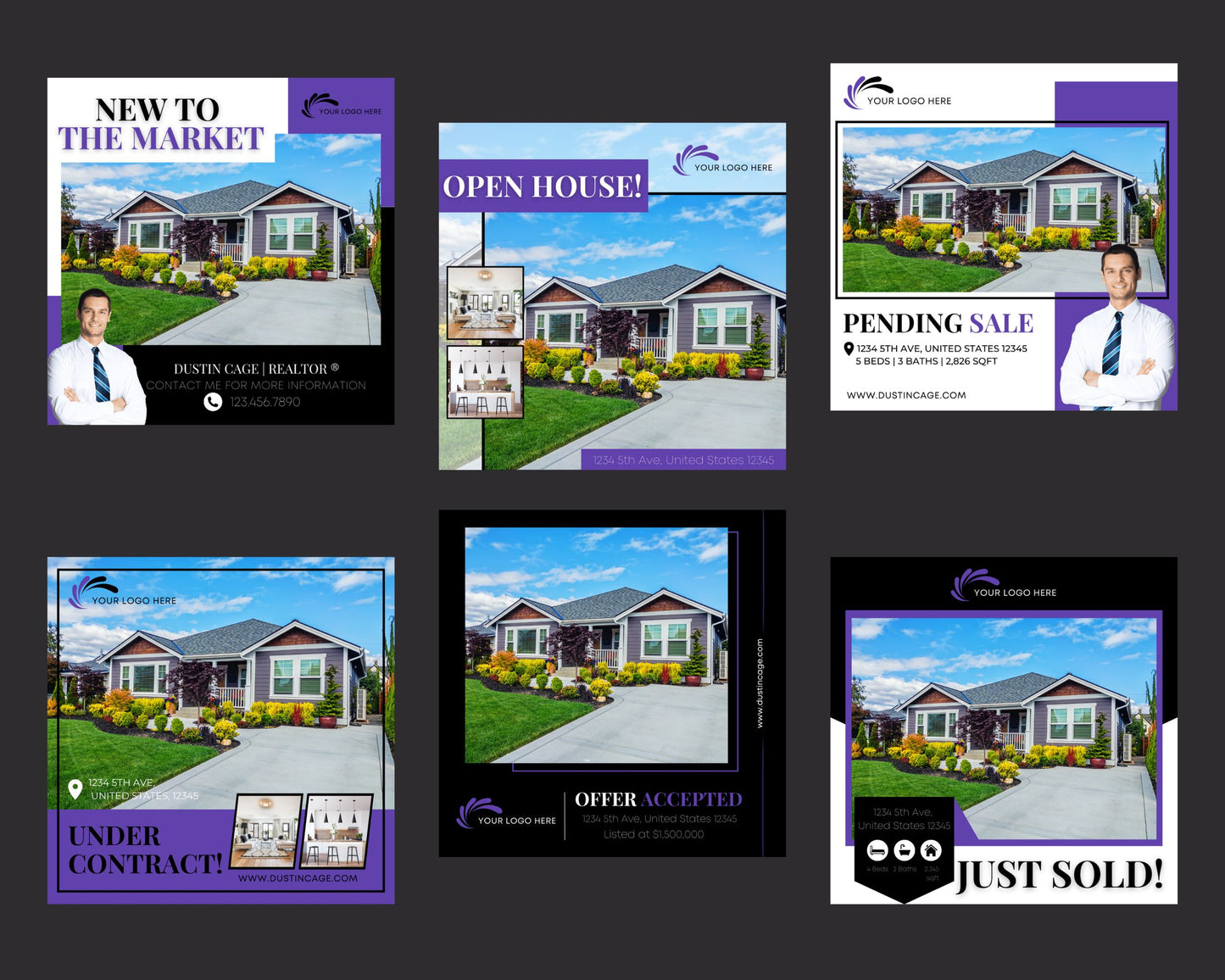 Just Listed/Just Sold Social Media Post