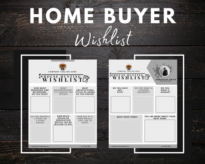 Home Buyer Wishlist