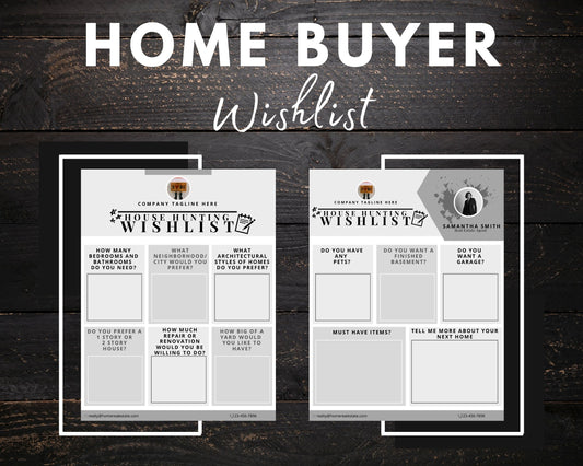 Home Buyer Wishlist