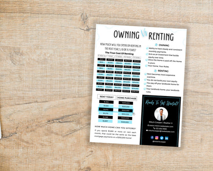 Rent vs Own Flyer - Style 5