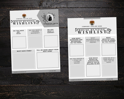 Home Buyer Wishlist