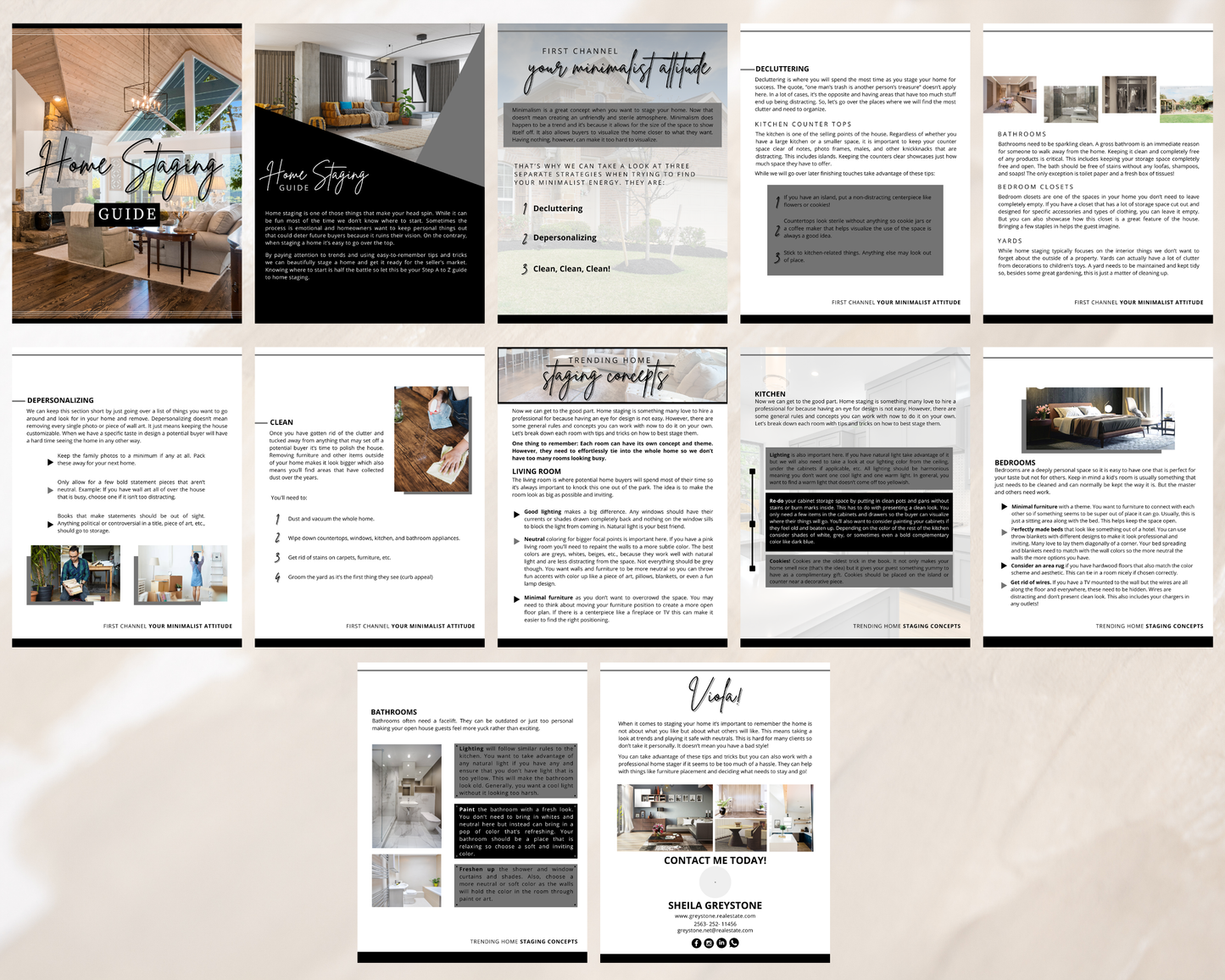 Home Staging Guide | Home Seller Guide | Listing Guide | Real Estate Guide | Real Estate Marketing | Instant Download