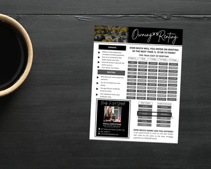 Rent vs Own Flyer - Style 6