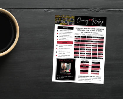 Rent vs Own Flyer - Style 6