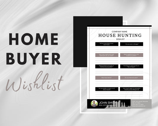 House Hunting Checklist