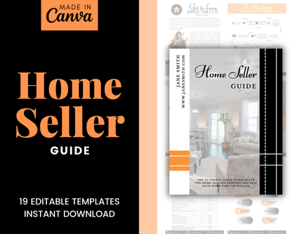 Home Sellers Guide | Real Estate Handout | Real Estate Print | Realtor Information | Real Estate Marketing | Instant Download