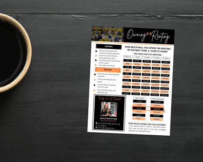 Rent vs Own Flyer - Style 6