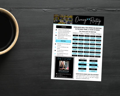 Rent vs Own Flyer - Style 6