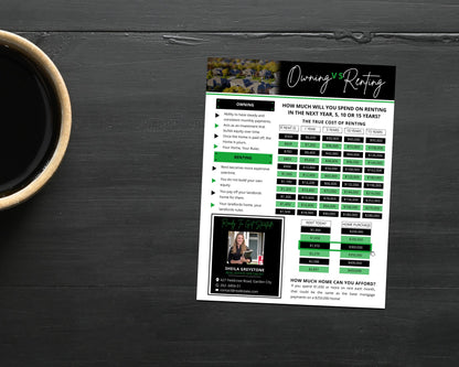 Rent vs Own Flyer - Style 6