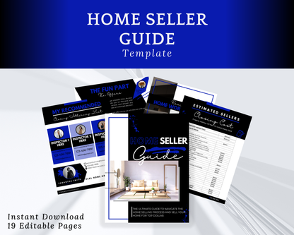 Home Sellers Guide | Real Estate Handout | Real Estate Print | Realtor Information | Real Estate Marketing | Instant Download