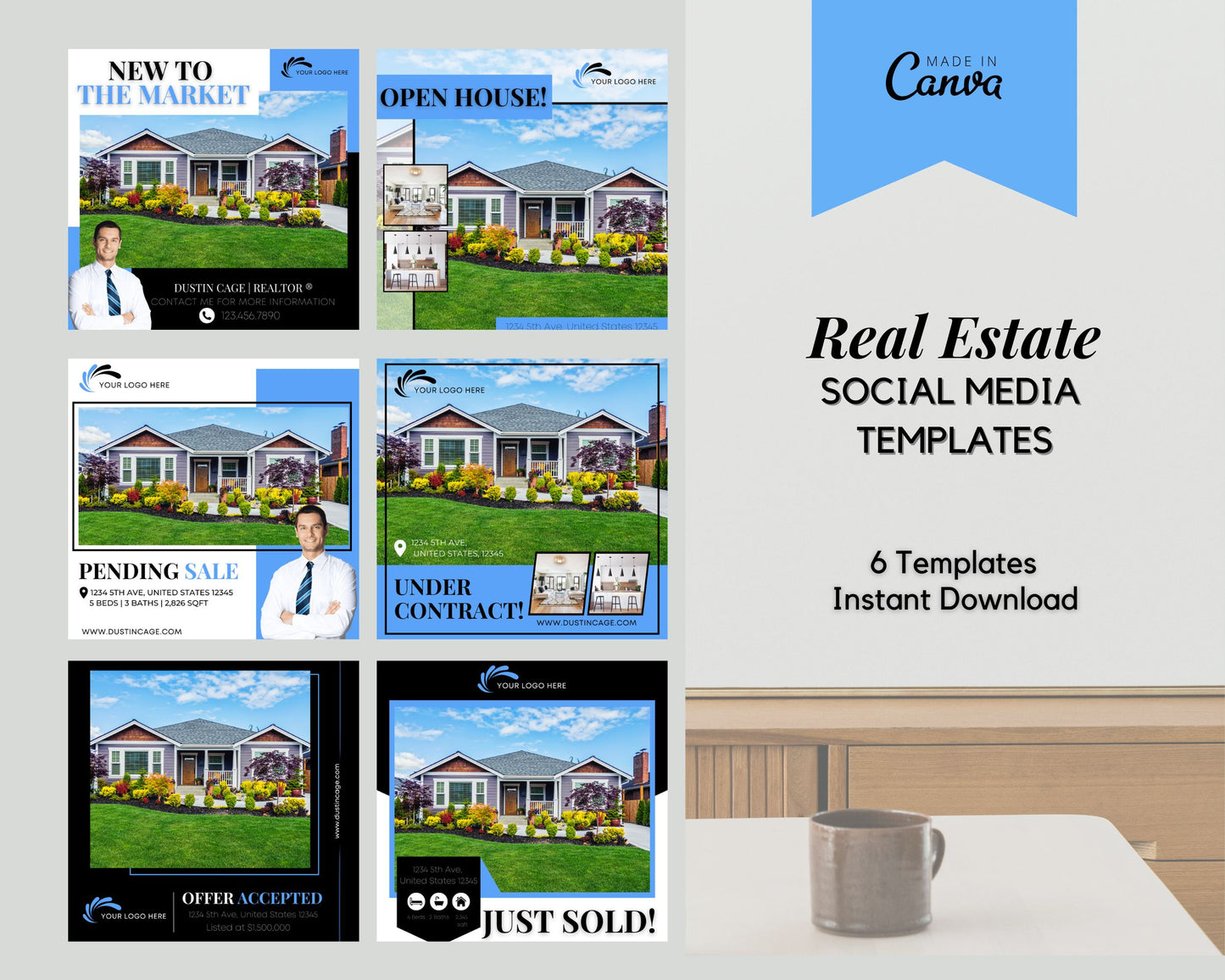 Just Listed/Just Sold Social Media Post