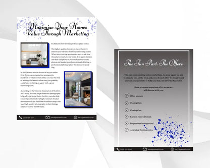 Home Sellers Guide | Real Estate Handout | Real Estate Print | Realtor Information | Real Estate Marketing | Instant Download