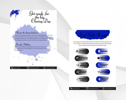 Home Sellers Guide | Real Estate Handout | Real Estate Print | Realtor Information | Real Estate Marketing | Instant Download
