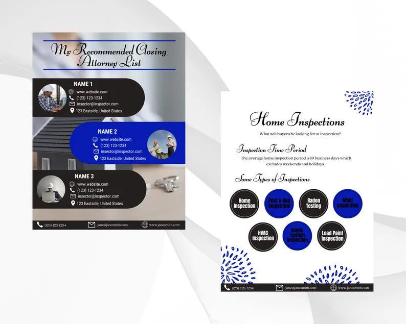 Home Sellers Guide | Real Estate Handout | Real Estate Print | Realtor Information | Real Estate Marketing | Instant Download
