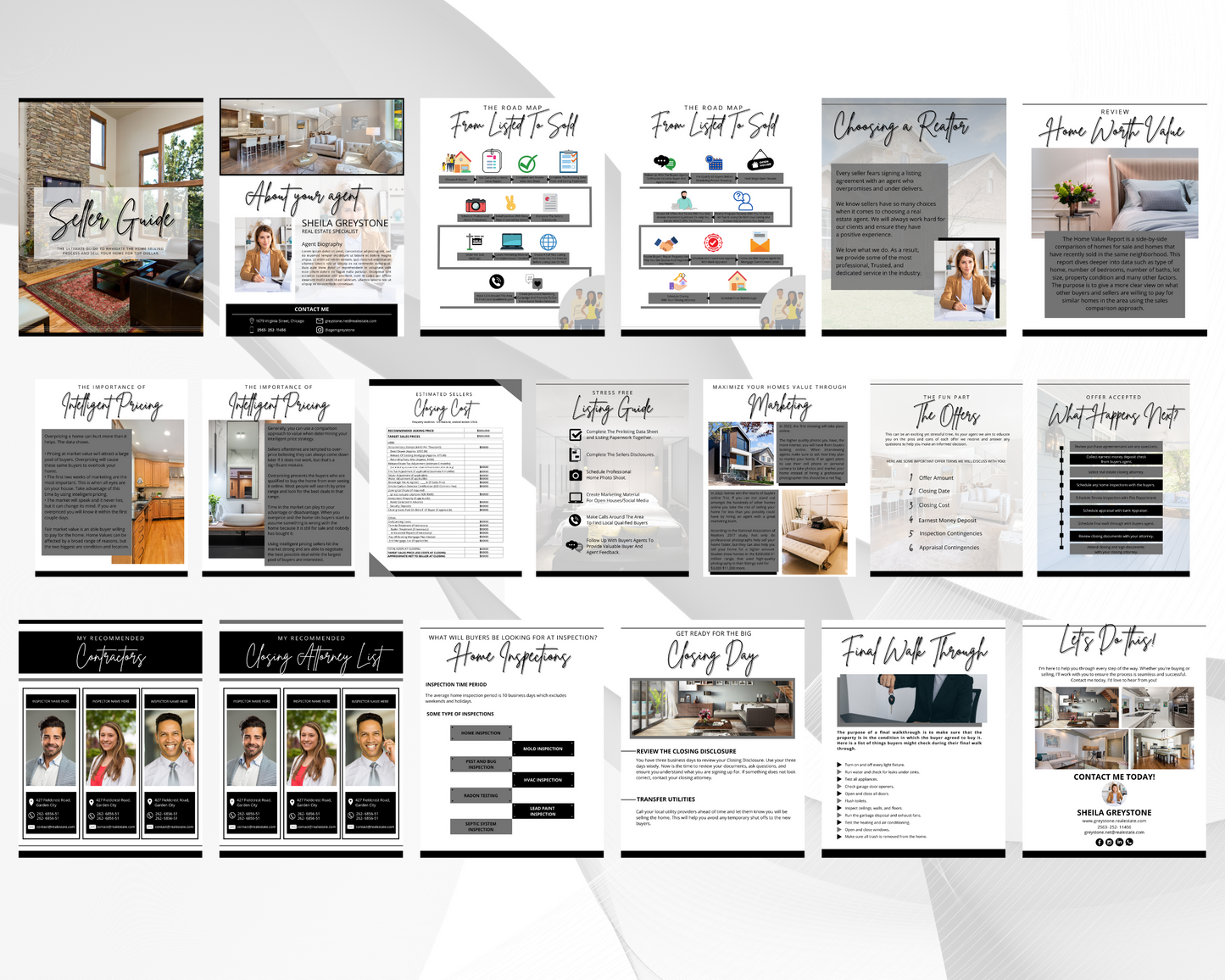 Home Sellers Guide | Real Estate Handout | Real Estate Print | Realtor Information | Real Estate Marketing | Instant Download