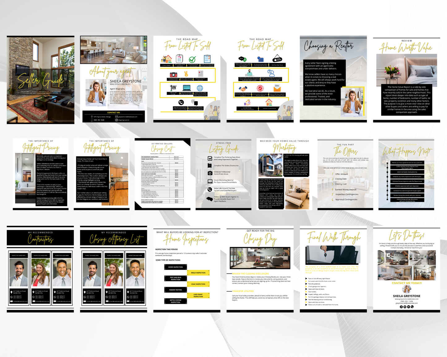 Home Sellers Guide | Real Estate Handout | Real Estate Print | Realtor Information | Real Estate Marketing | Instant Download