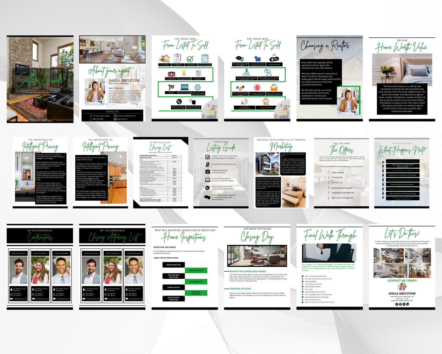 Home Sellers Guide | Real Estate Handout | Real Estate Print | Realtor Information | Real Estate Marketing | Instant Download