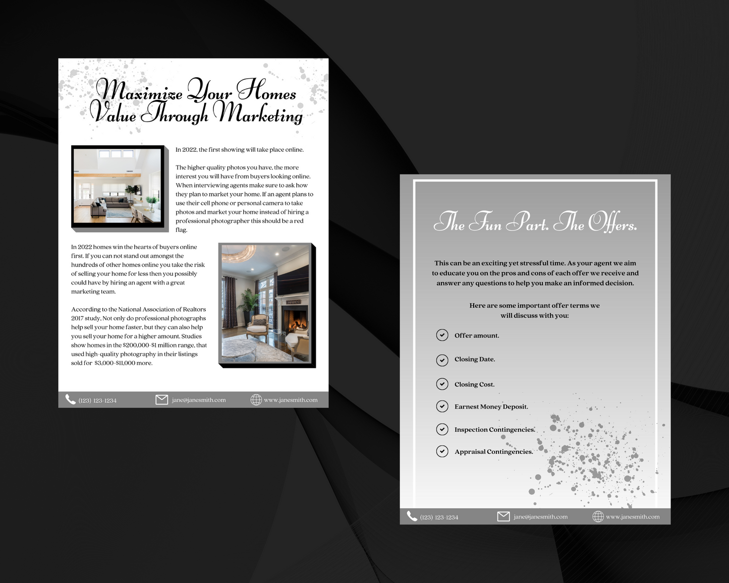 Home Sellers Guide | Real Estate Handout | Real Estate Print | Realtor Information | Real Estate Marketing | Instant Download