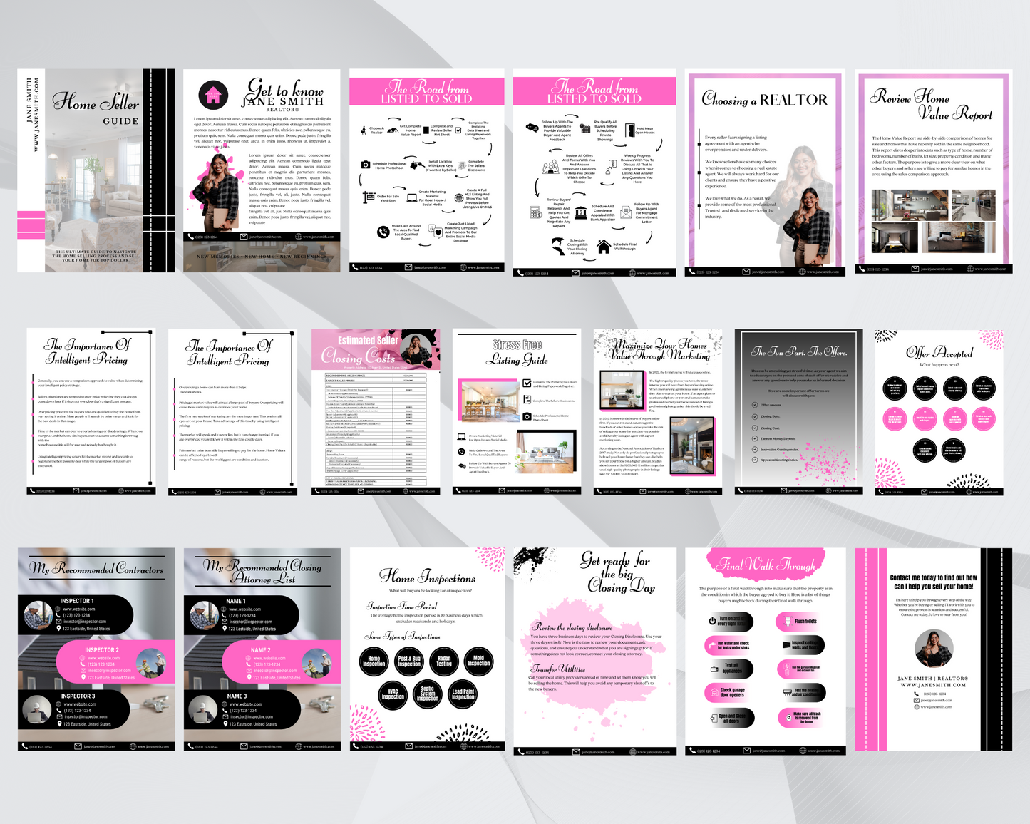 Home Sellers Guide | Real Estate Handout | Real Estate Print | Realtor Information | Real Estate Marketing | Instant Download