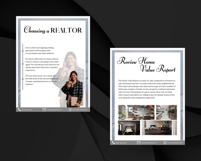 Home Sellers Guide | Real Estate Handout | Real Estate Print | Realtor Information | Real Estate Marketing | Instant Download