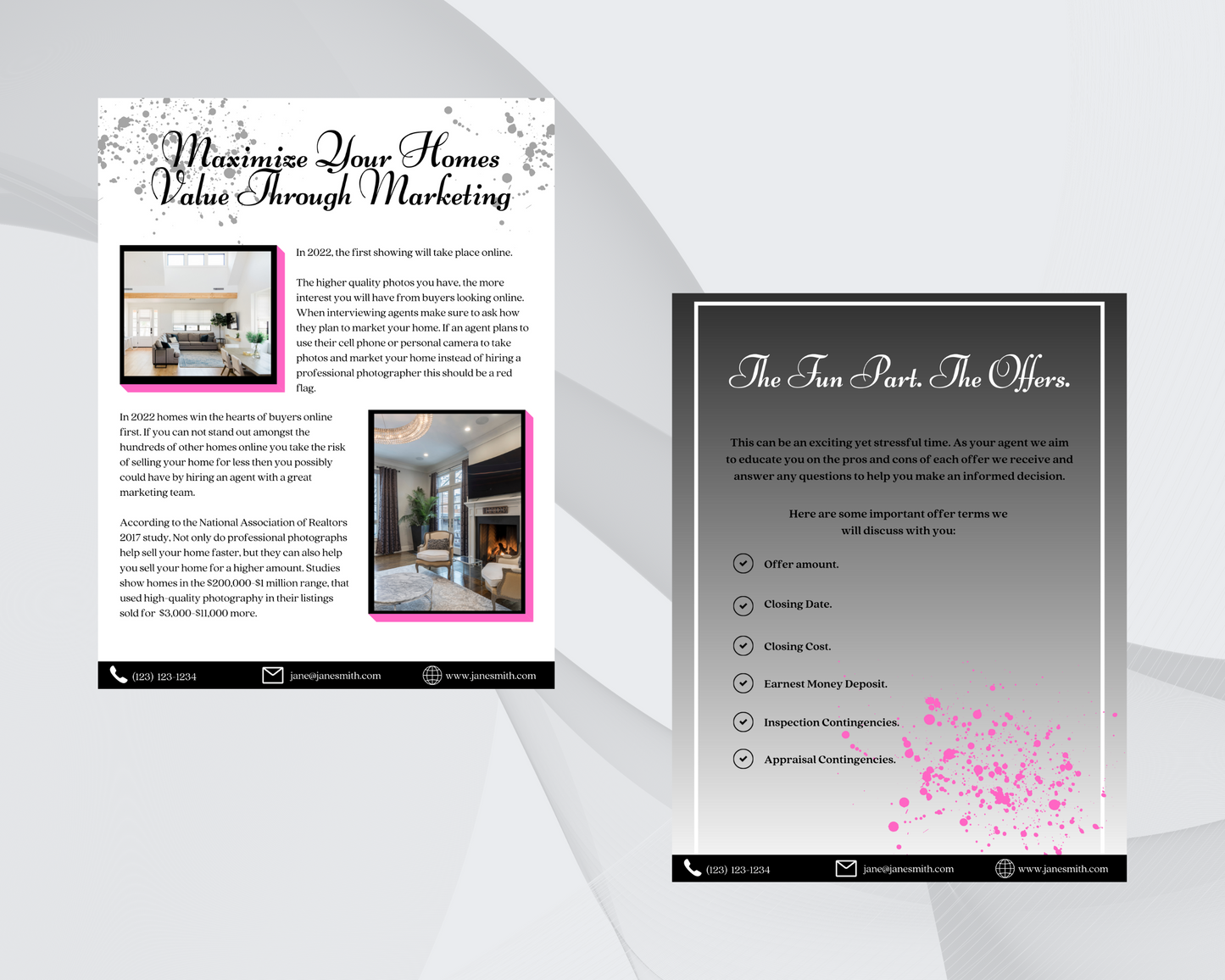 Home Sellers Guide | Real Estate Handout | Real Estate Print | Realtor Information | Real Estate Marketing | Instant Download