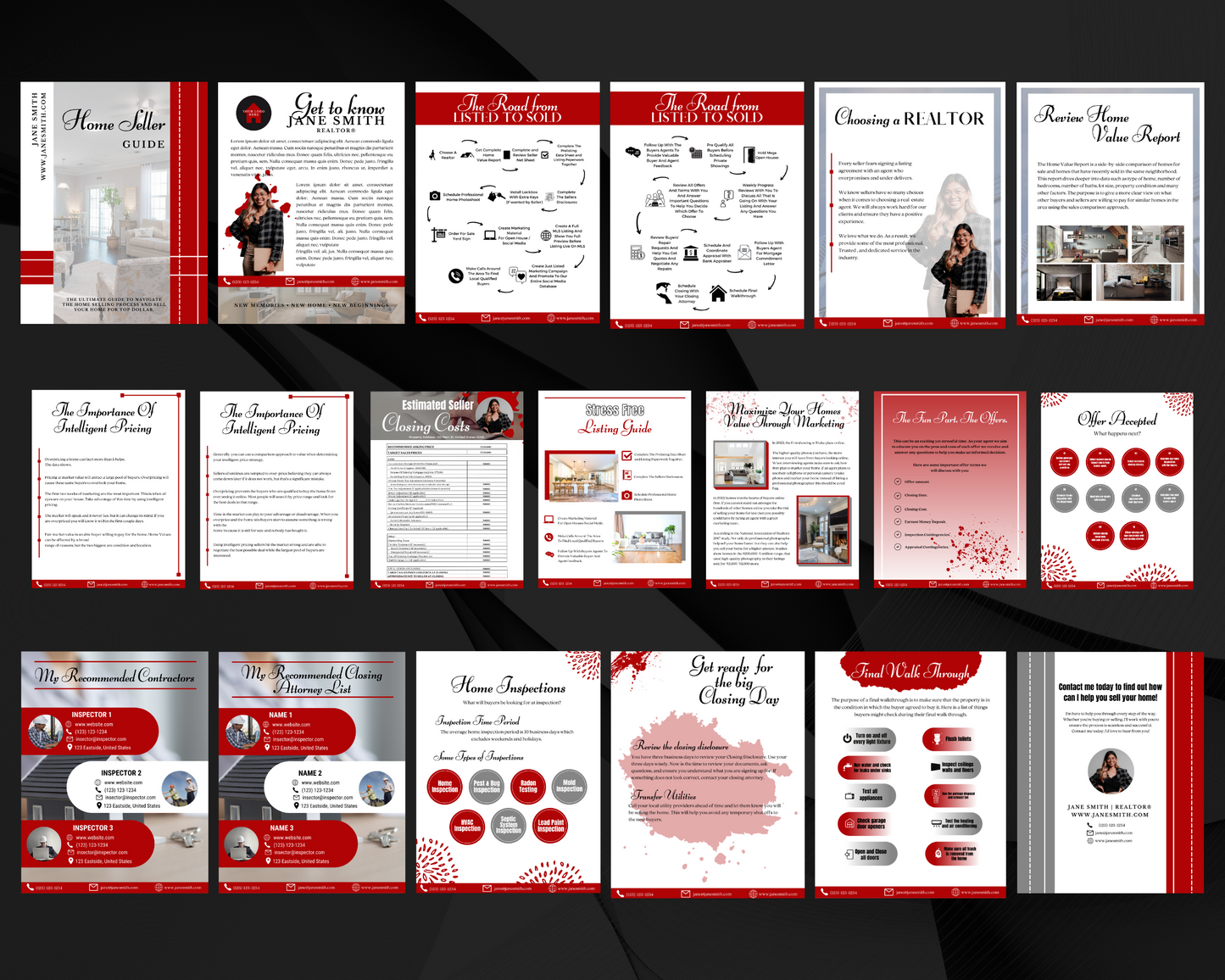 Home Sellers Guide | Real Estate Handout | Real Estate Print | Realtor Information | Real Estate Marketing | Instant Download