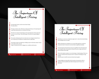 Home Sellers Guide | Real Estate Handout | Real Estate Print | Realtor Information | Real Estate Marketing | Instant Download
