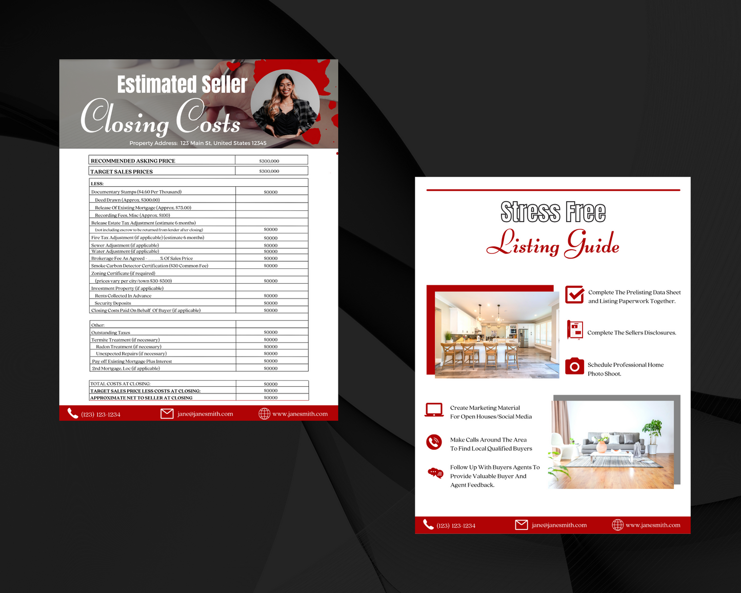 Home Sellers Guide | Real Estate Handout | Real Estate Print | Realtor Information | Real Estate Marketing | Instant Download