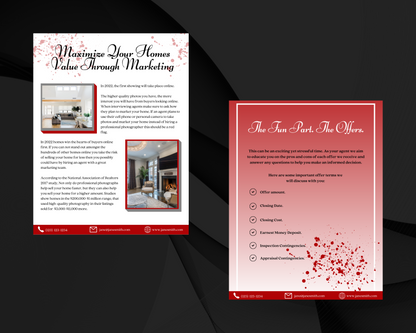 Home Sellers Guide | Real Estate Handout | Real Estate Print | Realtor Information | Real Estate Marketing | Instant Download
