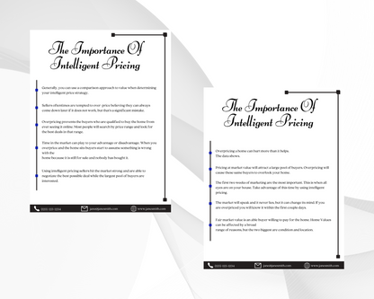 Home Sellers Guide | Real Estate Handout | Real Estate Print | Realtor Information | Real Estate Marketing | Instant Download