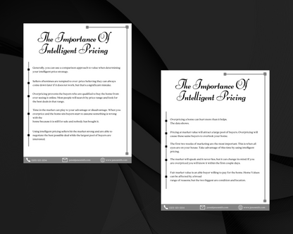Home Sellers Guide | Real Estate Handout | Real Estate Print | Realtor Information | Real Estate Marketing | Instant Download