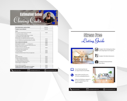 Home Sellers Guide | Real Estate Handout | Real Estate Print | Realtor Information | Real Estate Marketing | Instant Download