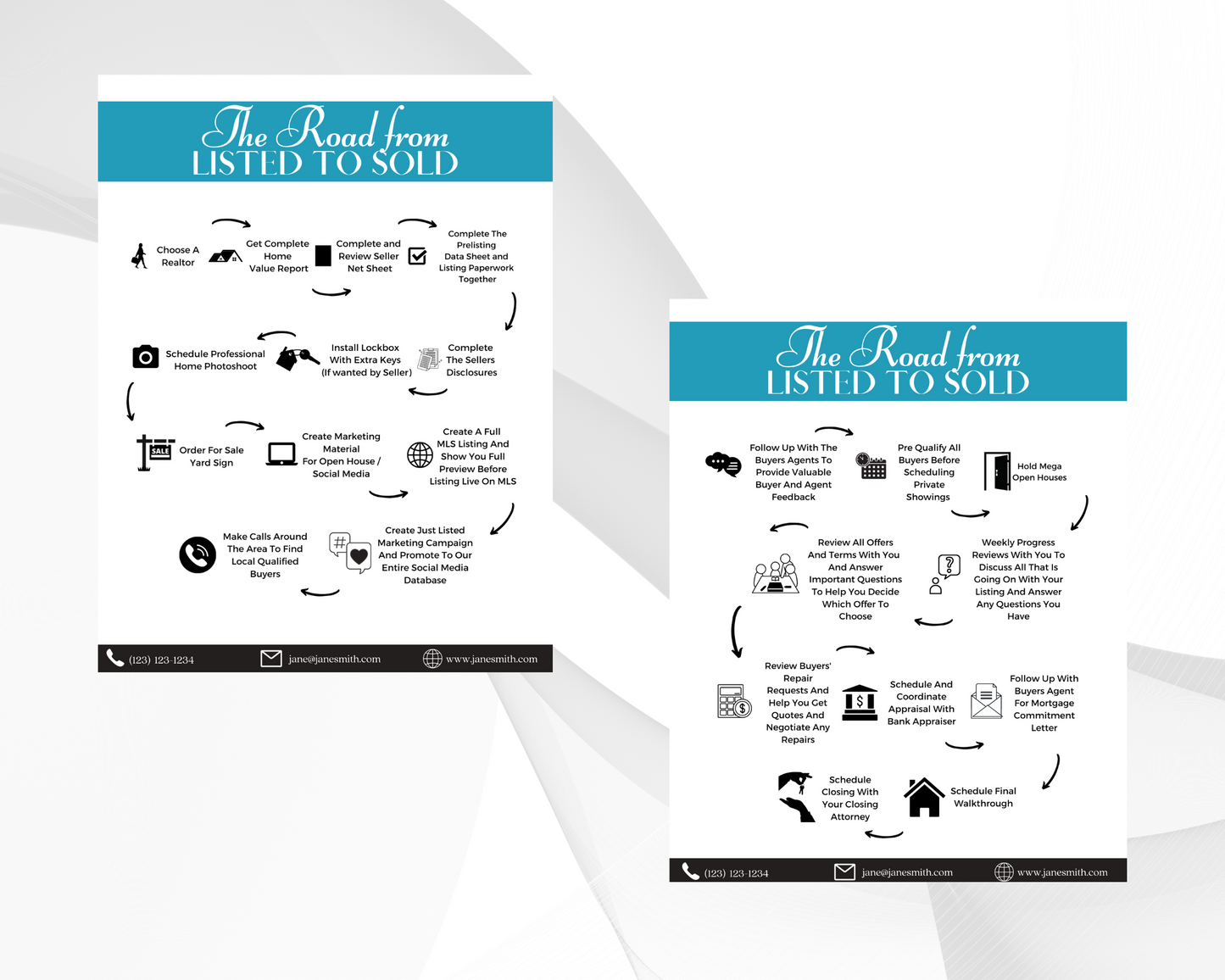 Home Sellers Guide | Real Estate Handout | Real Estate Print | Realtor Information | Real Estate Marketing | Instant Download