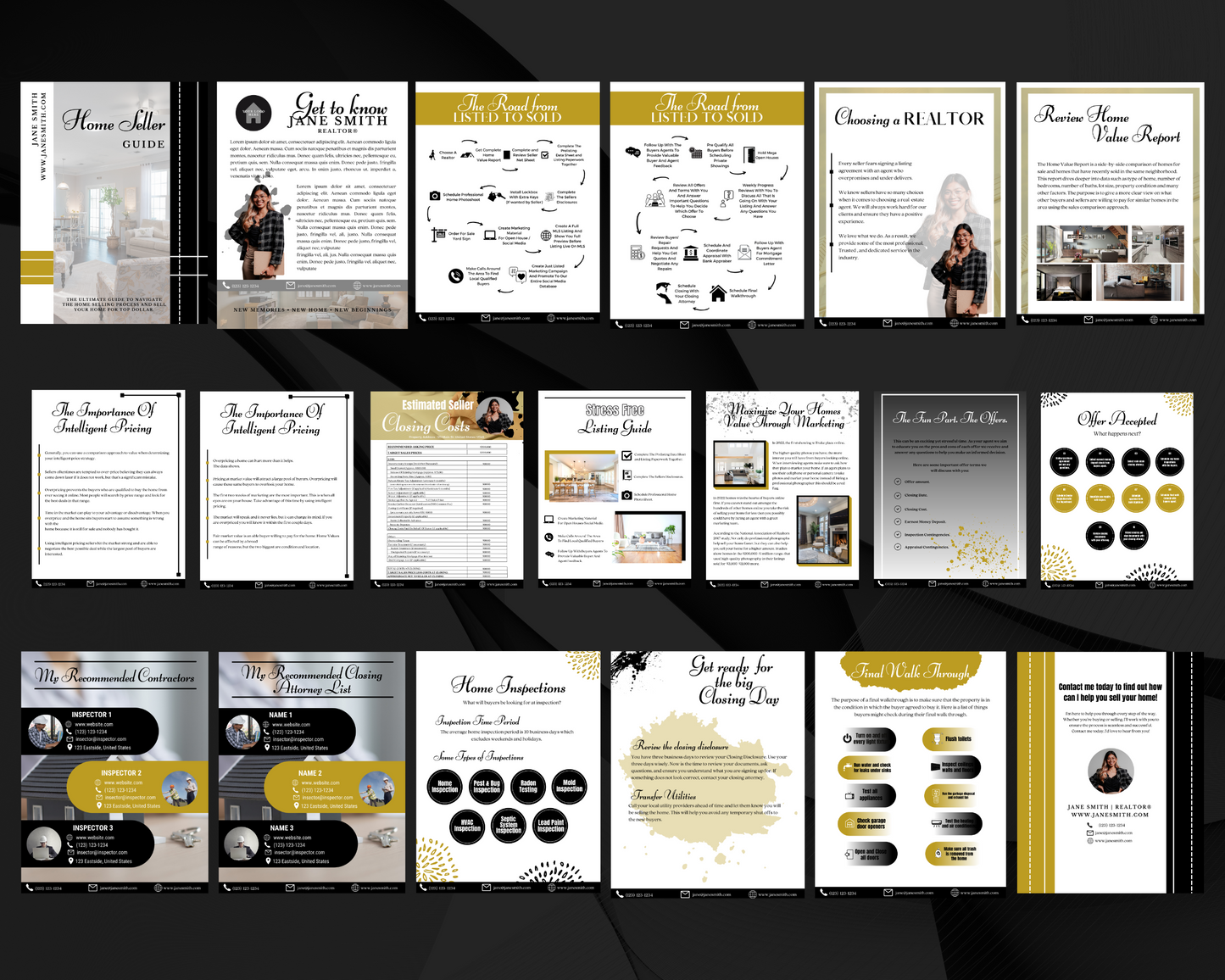 Home Sellers Guide | Real Estate Handout | Real Estate Print | Realtor Information | Real Estate Marketing | Instant Download
