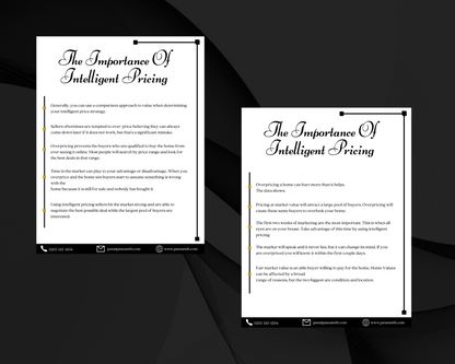 Home Sellers Guide | Real Estate Handout | Real Estate Print | Realtor Information | Real Estate Marketing | Instant Download