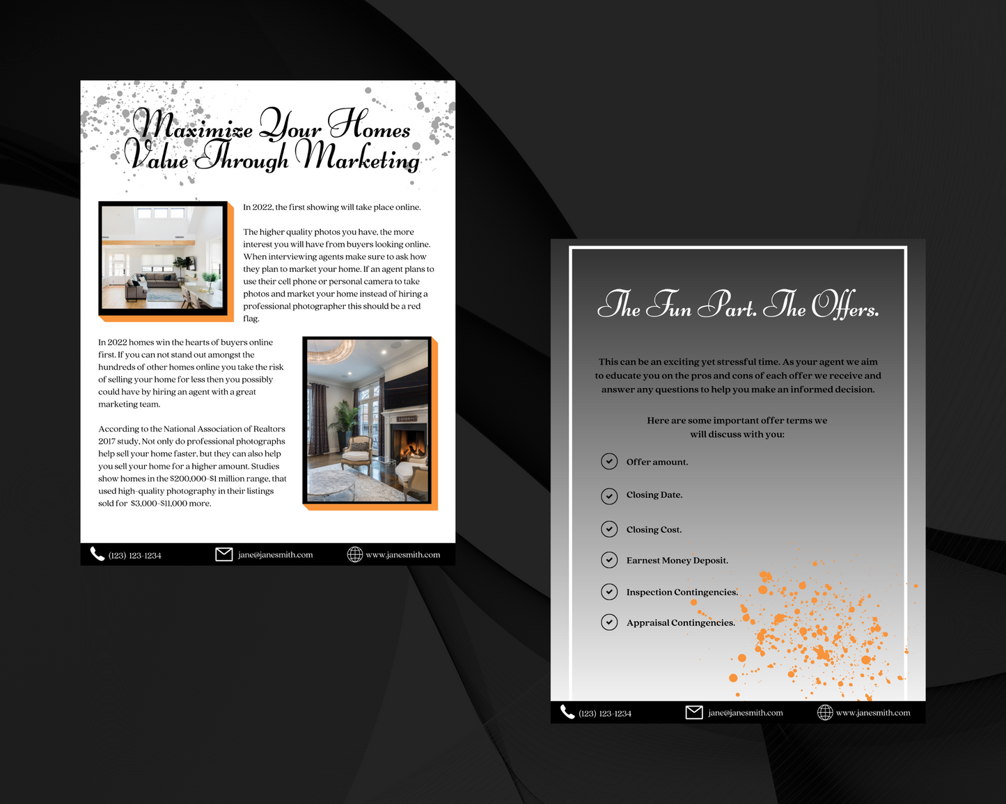 Home Sellers Guide | Real Estate Handout | Real Estate Print | Realtor Information | Real Estate Marketing | Instant Download