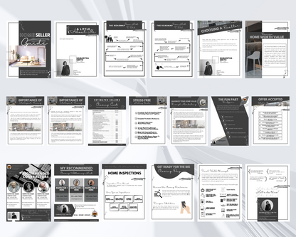 Home Sellers Guide | Real Estate Handout | Real Estate Print | Realtor Information | Real Estate Marketing | Instant Download