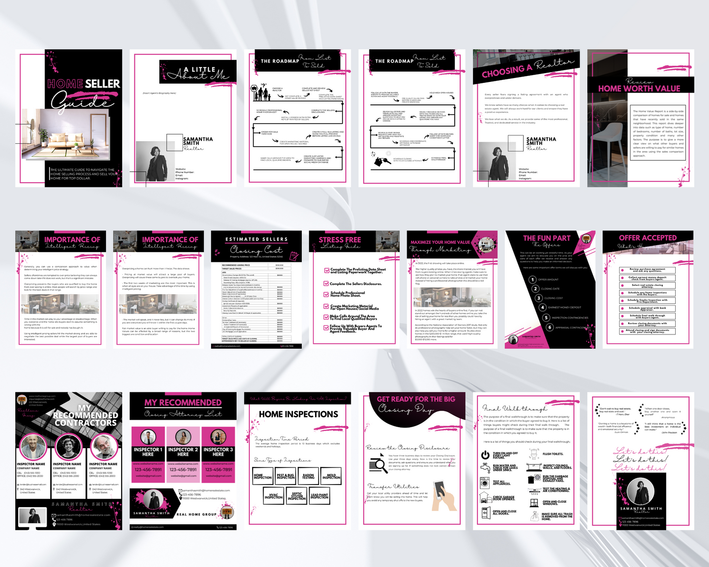 Home Sellers Guide | Real Estate Handout | Real Estate Print | Realtor Information | Real Estate Marketing | Instant Download