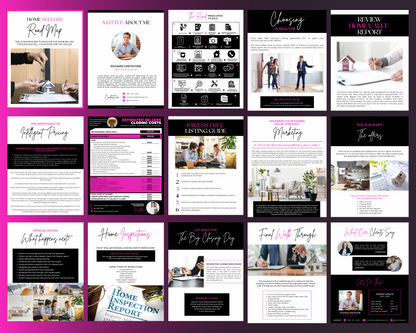 Home Sellers Guide | Real Estate Handout | Real Estate Print | Realtor Information | Real Estate Marketing | Instant Download
