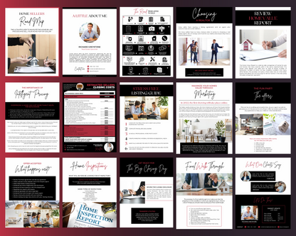 Home Sellers Guide | Real Estate Handout | Real Estate Print | Realtor Information | Real Estate Marketing | Instant Download