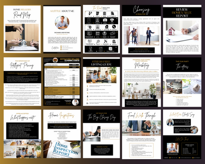 Home Sellers Guide | Real Estate Handout | Real Estate Print | Realtor Information | Real Estate Marketing | Instant Download