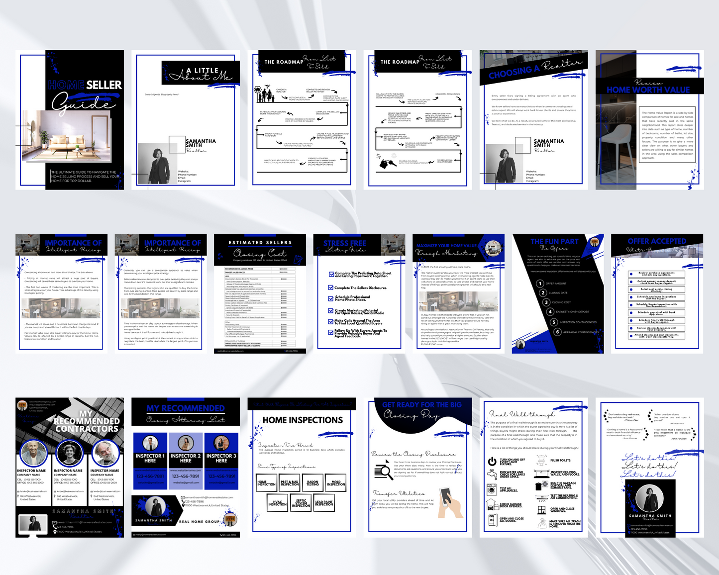 Home Sellers Guide | Real Estate Handout | Real Estate Print | Realtor Information | Real Estate Marketing | Instant Download